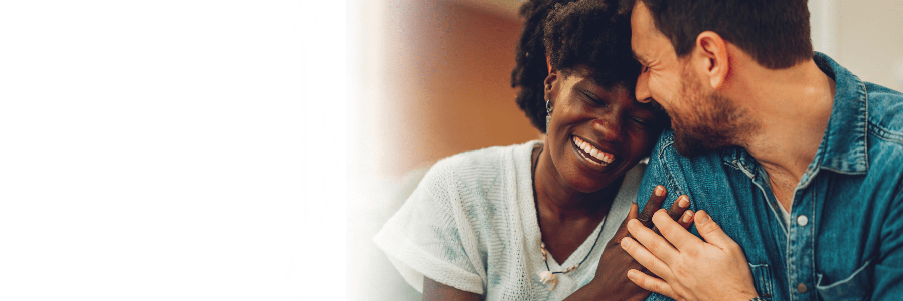 federal way couple smiling during therapy