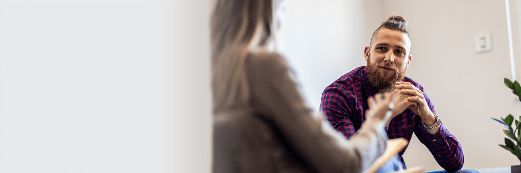 Man smiling after individual counseling in federal way